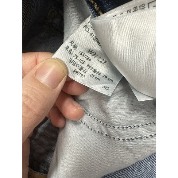 Levis Boyfriend Jeans Womens 31 Distressed Denim 31/27 - Picture 11 of 11